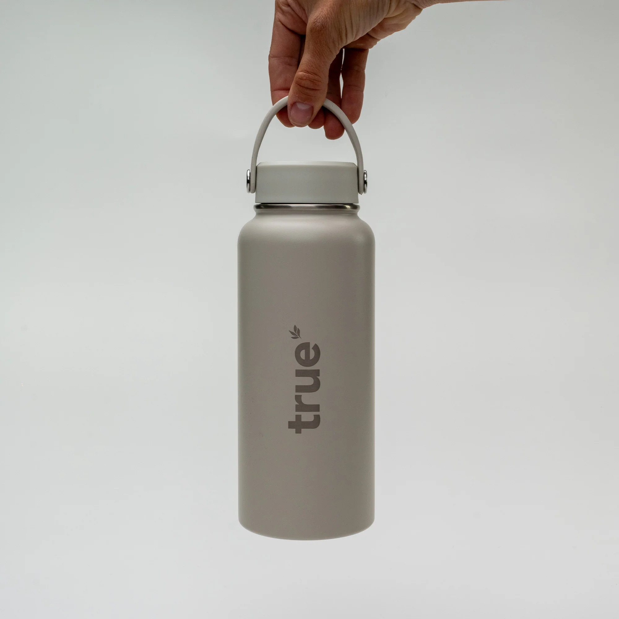 Insulated Water Bottle 1L - Sand - Image 3