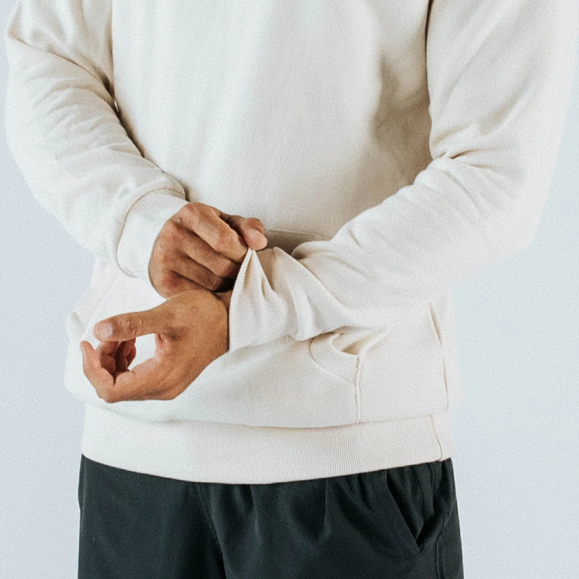 Unisex Cream Hoodie - Image 4