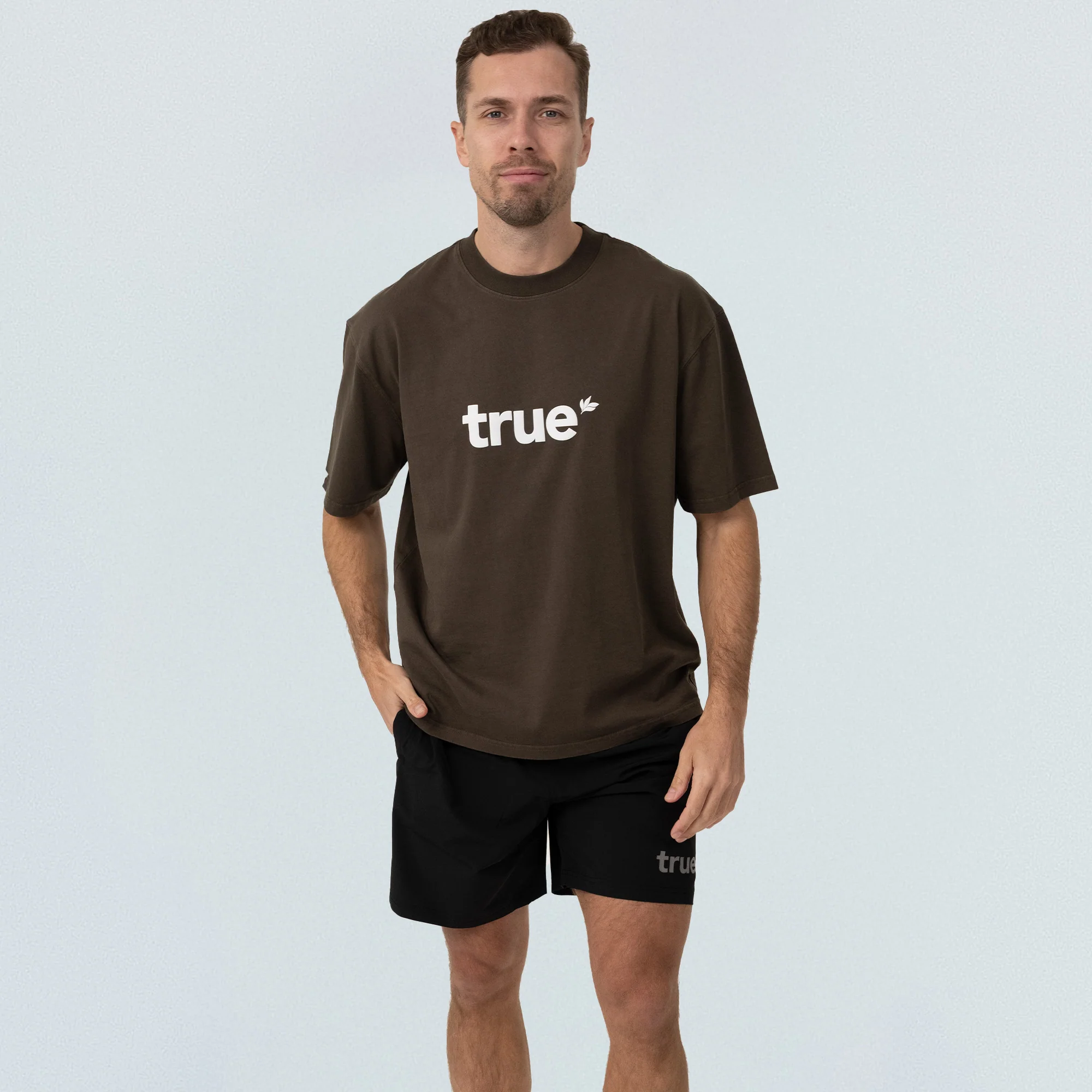 Unisex Oversized Tee - Espresso