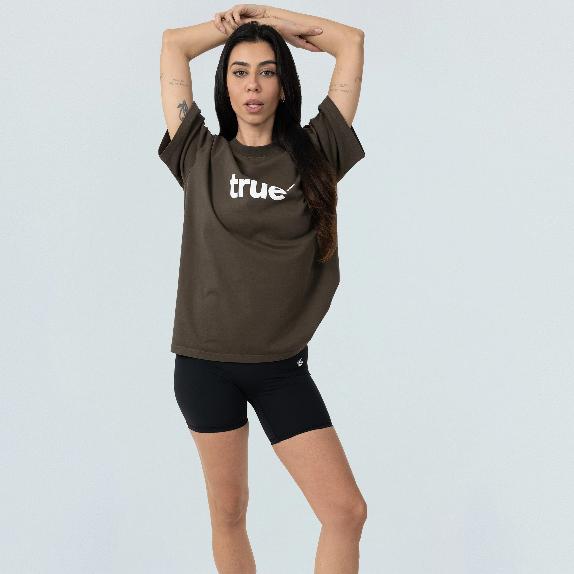 Unisex Oversized Tee - Espresso - Image 4