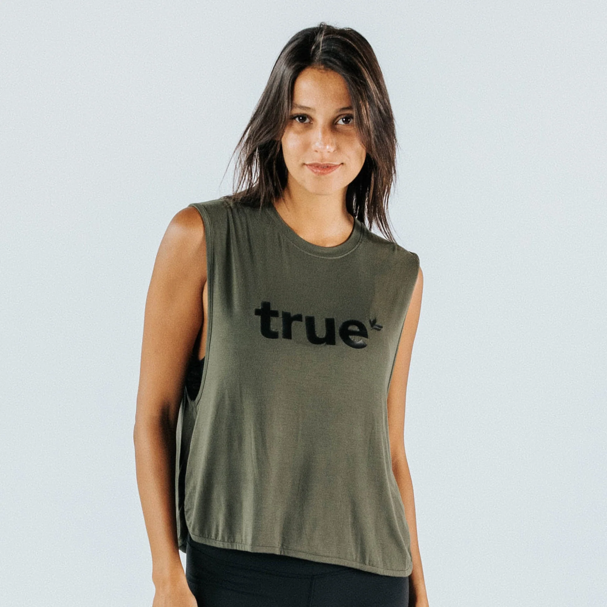 Women's Khaki Crop - Image 3