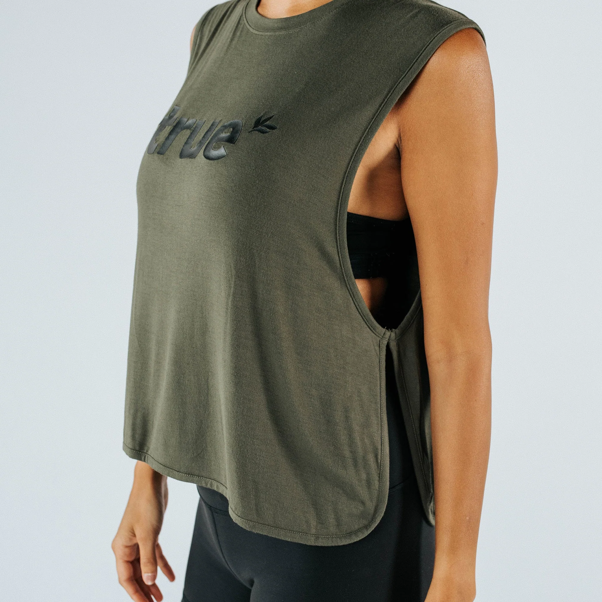Women's Khaki Crop - Image 8